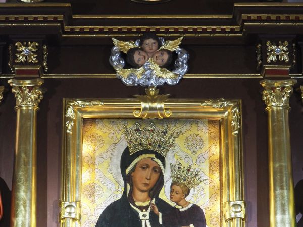 Obraz Matki Bożej Skalnickiej - z modlitwy doń : ... tyle zdziałałaś cudów w tym  miejscu przez Ciebie wybranym, tylu chorych uleczyłaś, tylu utrapionym i uciśn