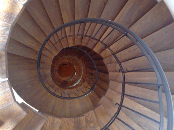 Schody wewnątrz baszty