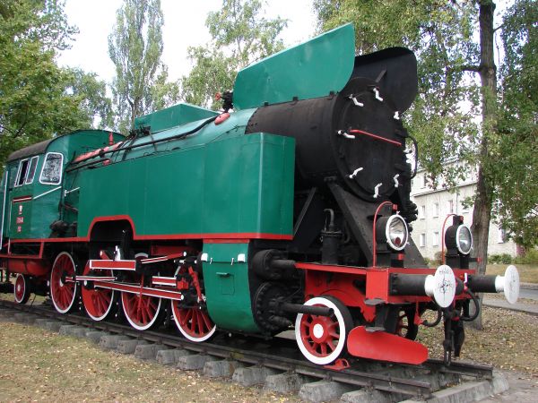 Parowóz - TKt48-53 po przemalowaniu