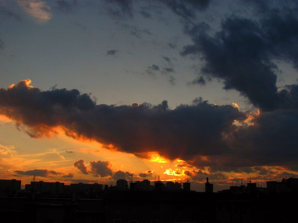 Widok z balkonu na  oś . Syberka