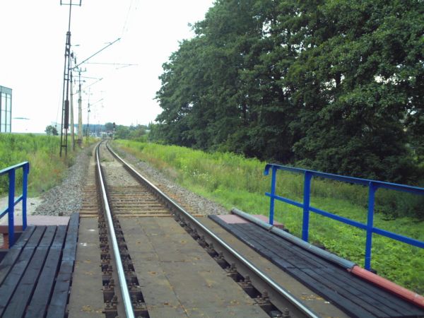 Zelazna droga wjazdowa do Lęborka.
Od strony Wejherowa.