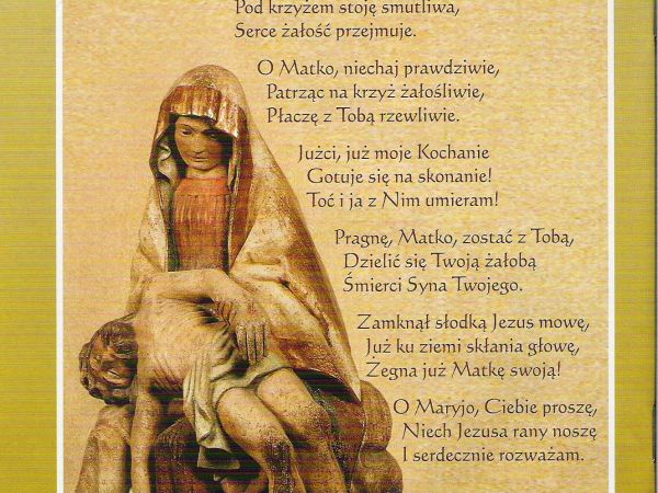ze zbiorów prywatnych - pośrodku cmentarza jest "Pieta", toteż "uzupełnieniem" niechby ta modlitwa była...