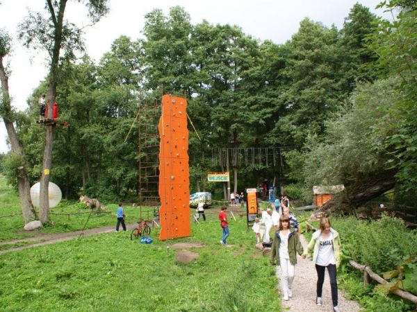 Park linowy. Rudnica koło Kłębowca - sierpień 20110