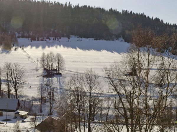 Panorama Poniatowa spod Przełęczy nad Porebą