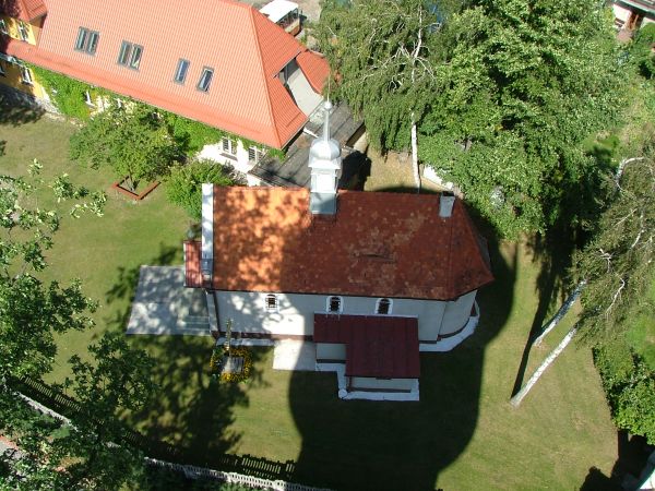 Widok z wieży ciśnień.