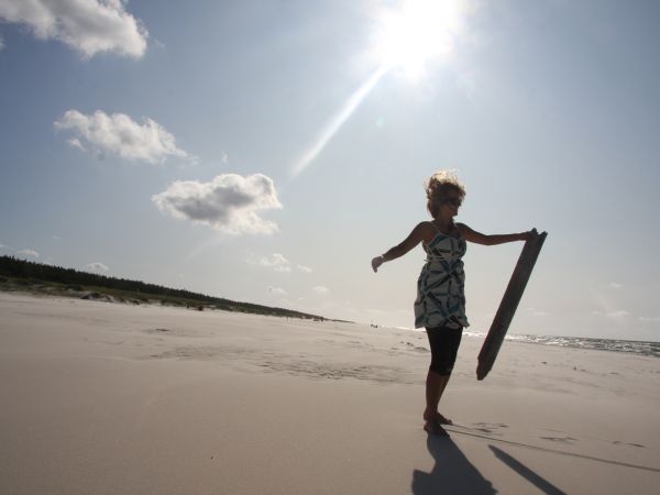 Piękna szeroka plaża w Słajszewie!!