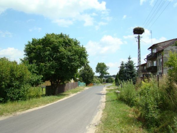 Jest też bocianie gniazdo