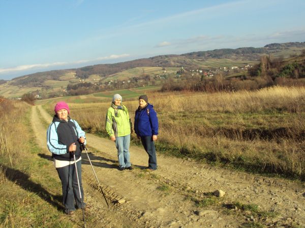 oj! -  gościńcem kiedyś - do Bełchówki, Zboisk, Ratnawicy a nawet do Bukowska - z Niebieszczan, Prusieka, Sanoczka - ale powozy, dyliżanse, karety - to pewnie n