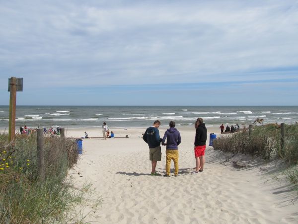 Plaża przy Hotelu Neptun w Łebie
