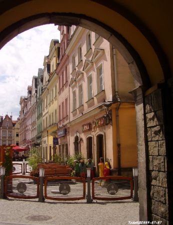 Widok z bramy przejściowej