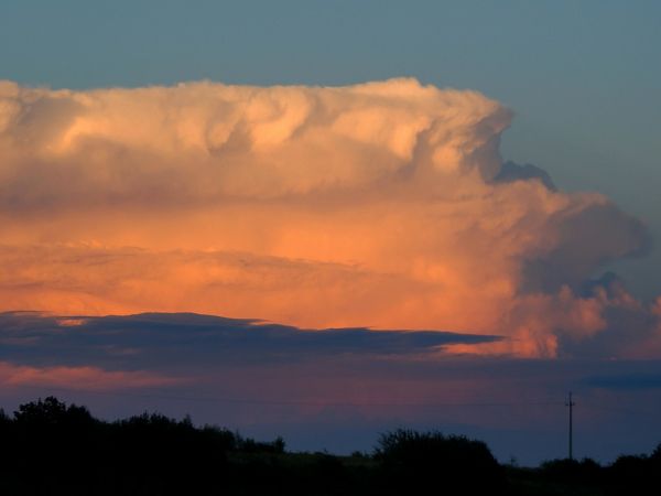 Zachód słońca ...