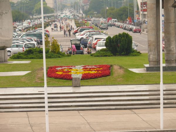Skwer Kościuszki,widok z Tramwaju Wodnego