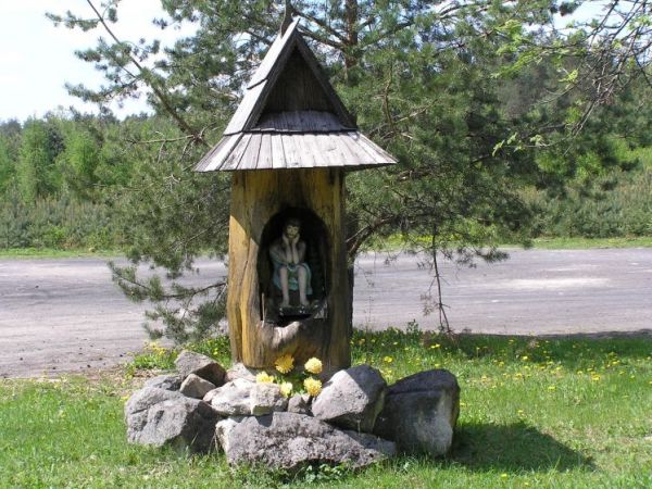 Modrzewiowa kaplica XIX w