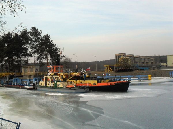 Lodołamacz na Odrze