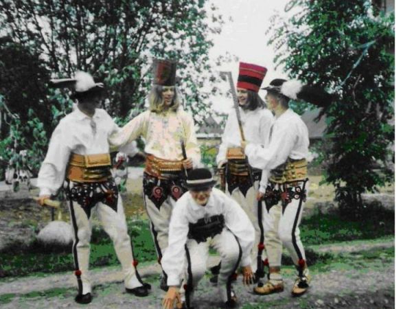 Uczniowie z Maruszyny Dolnej - Z.Strama i K.Kowalczyk