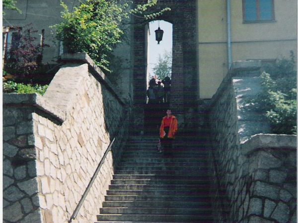Ucho Igielne - Furta Dominikańska, tamtędy ze Wzgórza Świętojakubskiego na rynek z ratuszem i do katedry i na panoramę Wisły - z kilku widokowych platform... Łą