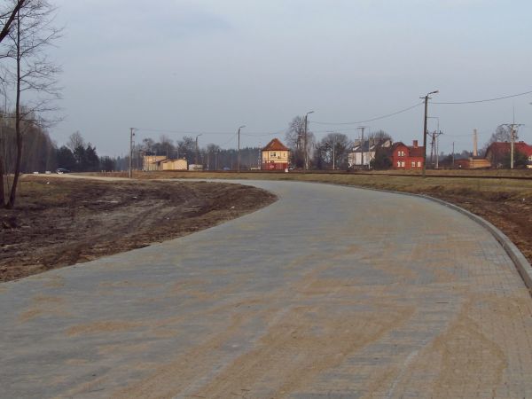 Budowa nowej drogi dojazdowej do zakładu płyt pilśniowych STEICO