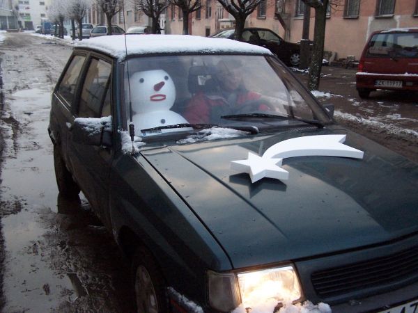 Atak zimy w Koszalinie 13.12.2009.