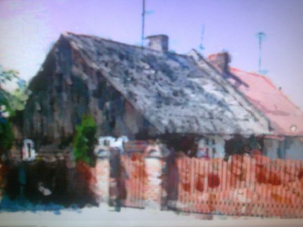 Drewniana chałupa z końca XIX wieku.