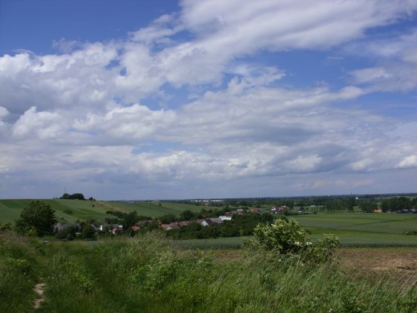 Widok ze wzgórza raz jeszcze.