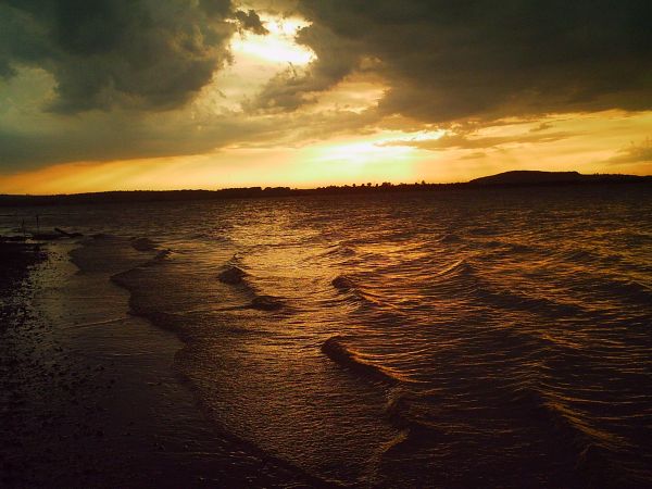 Jezioro Mietków -od strony Domanic