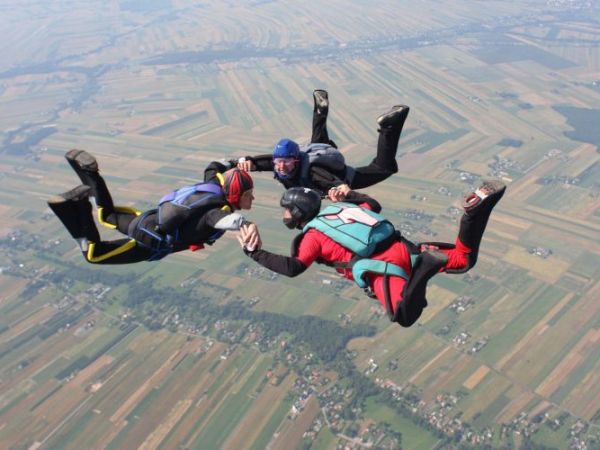 Skoki spadochronowe - lotnisko w Radawcu