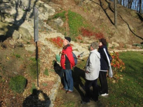 Wzgórze nie było porośnięte, matka właścicielki - Celestyna z Zamoyskich Działyńska sadziła drzewka, pilnowała murarzy i jako pierwsza "omodlała" to miejsce. Ws