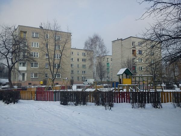 Sosnowiec-Bór. Ulica Biała Przemsza.