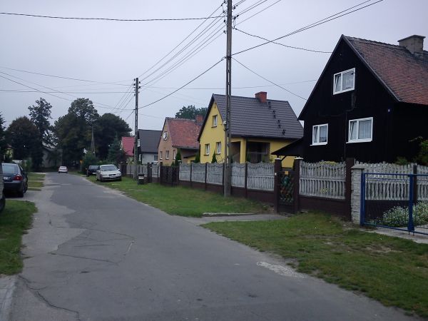 Sosnowiec-Klimontów. Ulica Gołębia.
