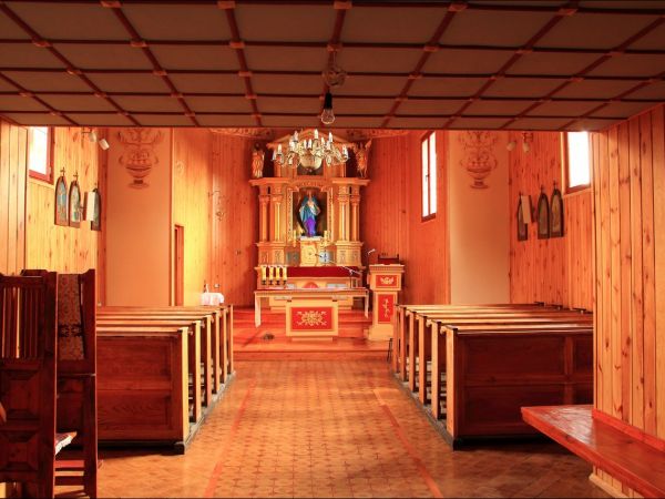 Drewniana , parafialna cerkiew greckokatolicka p.w. Narodzenia NMP w Mołodyczu. Obecnie filialny kościół rzymskokatolicki