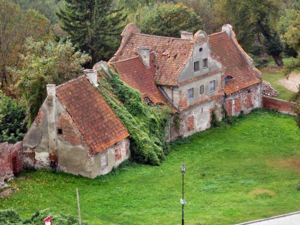 Stara Plebania-widok z wieży Zamku Biskupów Warmińskich