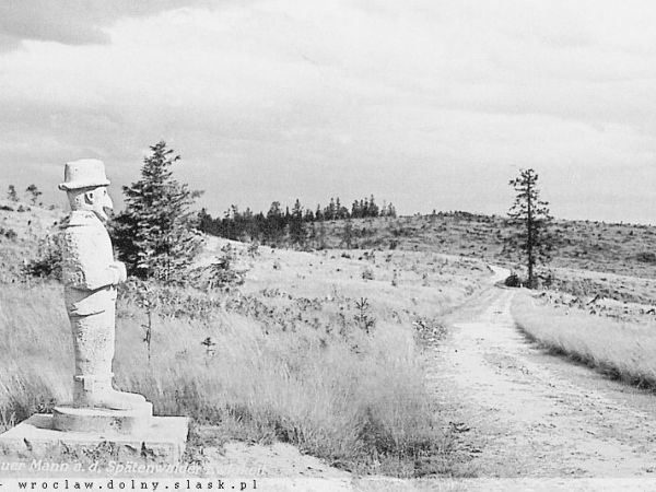 Jedna z najbardziej popularnych dróg leśnych w Górach Bystrzyckich( około 6 km długości ). Na początku tej drogi stała kamienna figura Szarego lub Kamiennego Mę