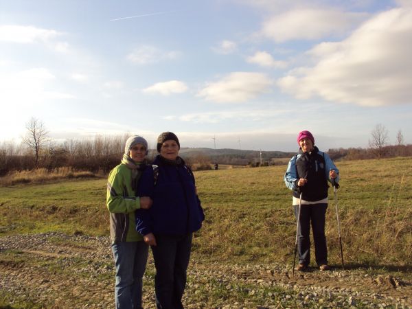 na gościńcu, historycznym trakcie łączącym wsie z okolic Bukowska /kiedyś:miasta/ z Sanokiem - a tu: Bełchówka - Ratnawica - Niebieszczany, hen na wzgórzach tur
