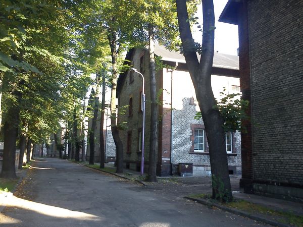 Czeladź-Piaski. Kamienice przy Ul. Betonowej.