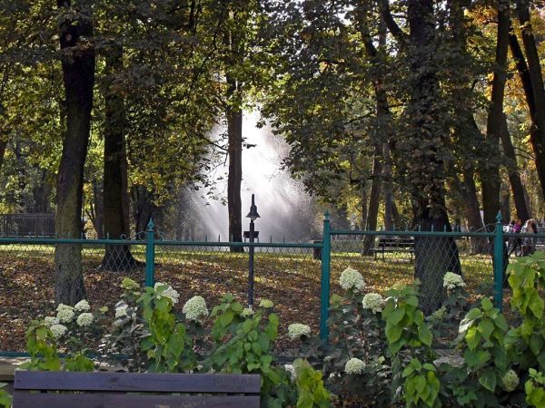 Fontanna w Parku im. Stanisława Staszica