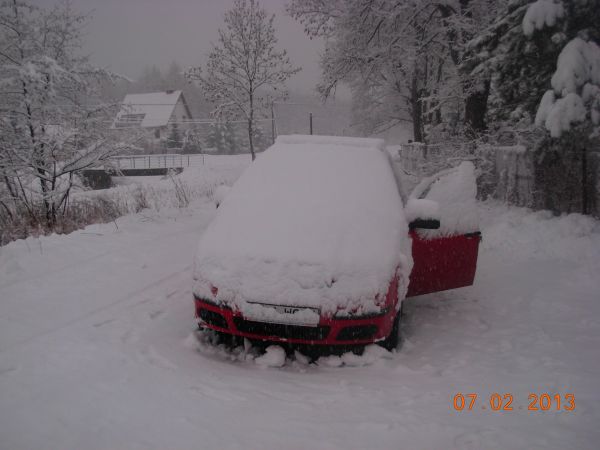 Zima przed odjazdem.