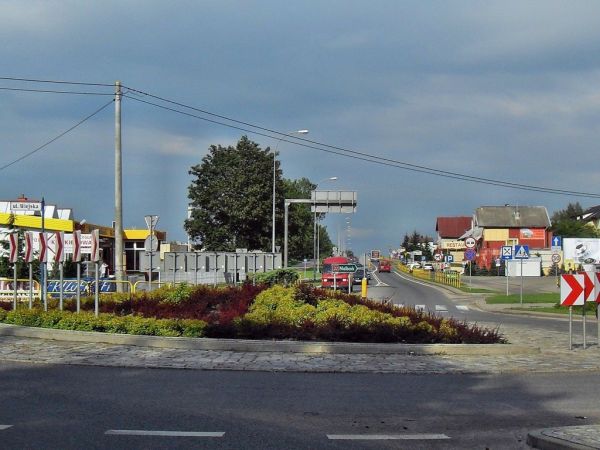 Rondo w ulicy Wiejskiej
