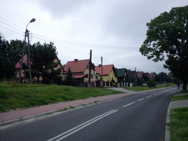 Sosnowiec-Klimontów. Ulica Kornela Makuszyńskiego.