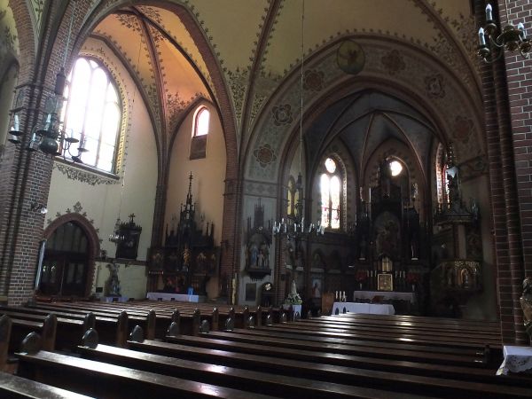 Wnętrze kościoła Jana Chrzciciela