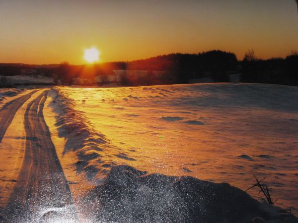 Zimowy zachód słońca 2011