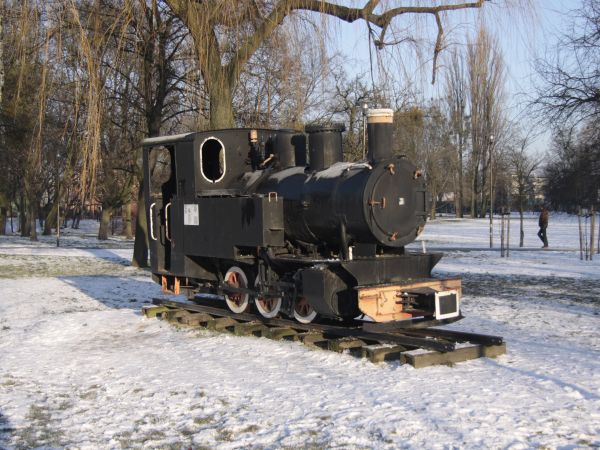 Park Miejski w Ostrowie wlkp. widok od strony ul.  Ks.Jana Kompałły.