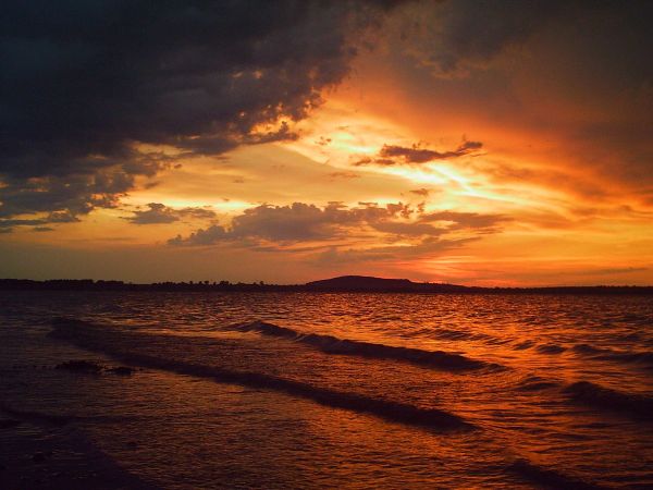 Jezioro Mietków -od strony Domanic