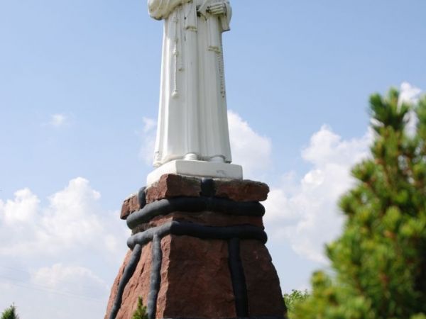 Posąg Patrona tego miejsca