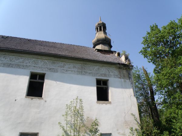 Ostatnie zachowane freski na elewacji