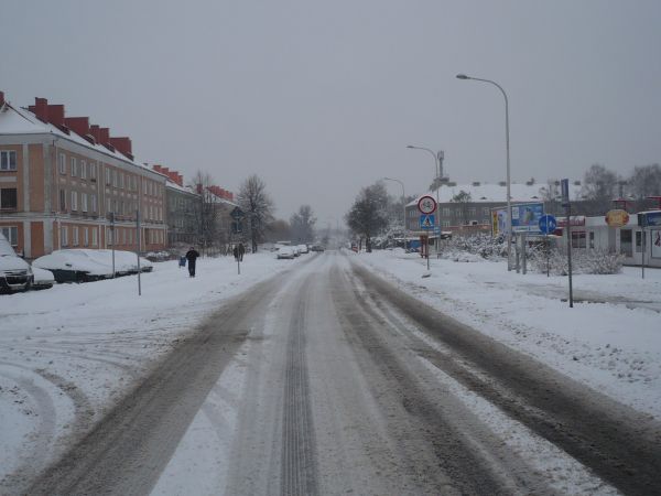 Ulica I.Jana Paderewskiego 01.kwietnia Wielkanoc 2013r.