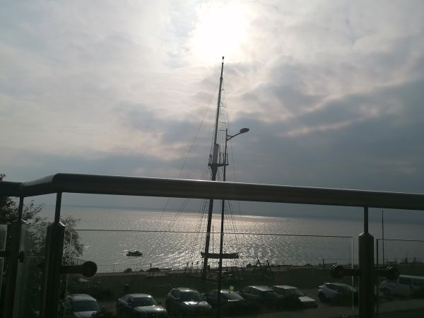 Chałupy, Morze Widok na zatokę.