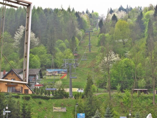 Jesteśmy przy wyciągu krzesełkowym