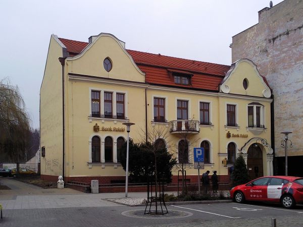 Będzin. Budynek przy ulicy Małachowskiego