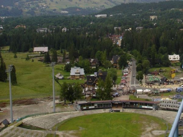 Widok z Wielkiej Skoczni