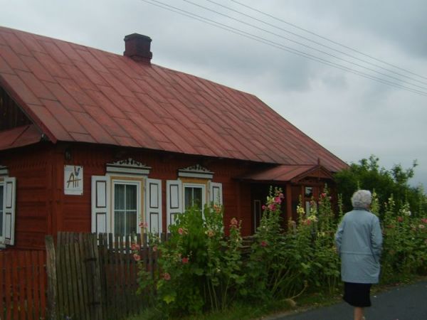 "Ludowa" chałupa gospodarstwa agroturyst. w Woli Władysławowskiej koło Wilgi.